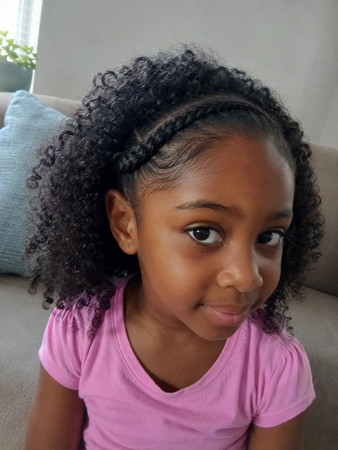A beautiful two-strand twist style on fine hair that avoids heavy tangling