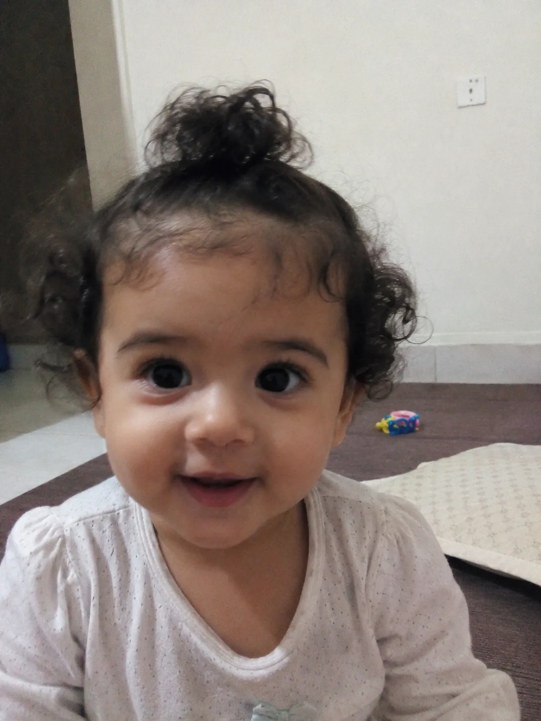 Balanced and clean baby hair texture after washing away residual styling layer buildup