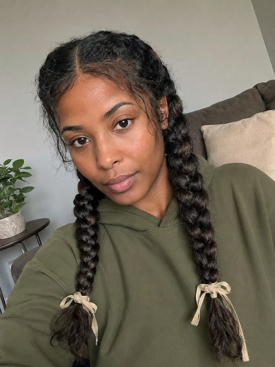 Firm Ren Faire braided hairstyle showing excellent structural integrity for outdoor wear