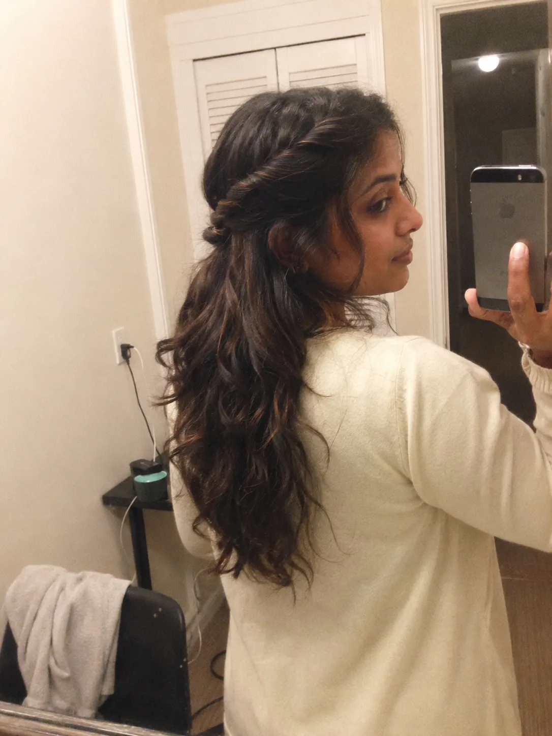 Full braided crown updo for Ren Faire demonstrating a thick foundation base