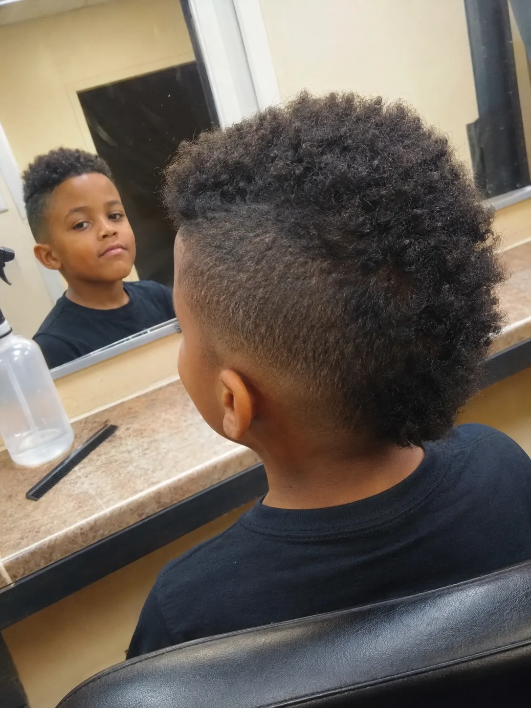 Low-maintenance short crop haircut for younger children experiencing frequent tangles