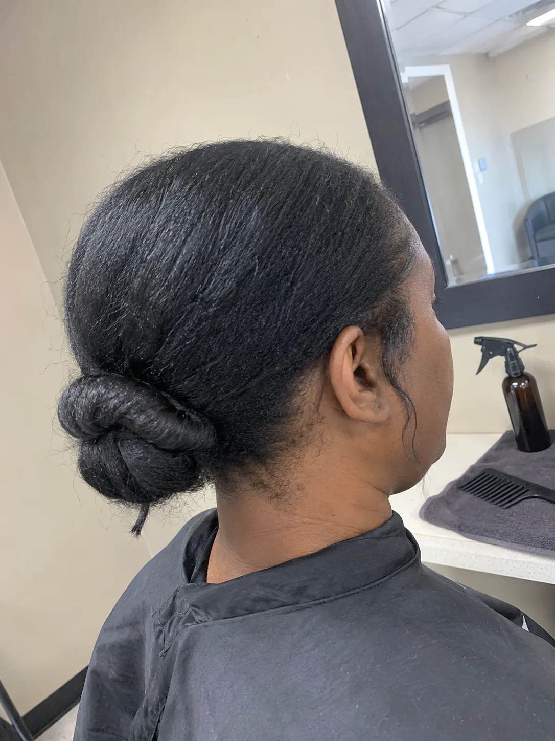 Strategic thick face framing pieces curling softly down long highlighted wedding guest hair