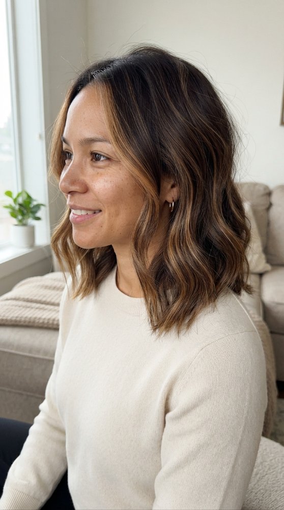 Dimensional Brunette Highlights: What Changes the Result