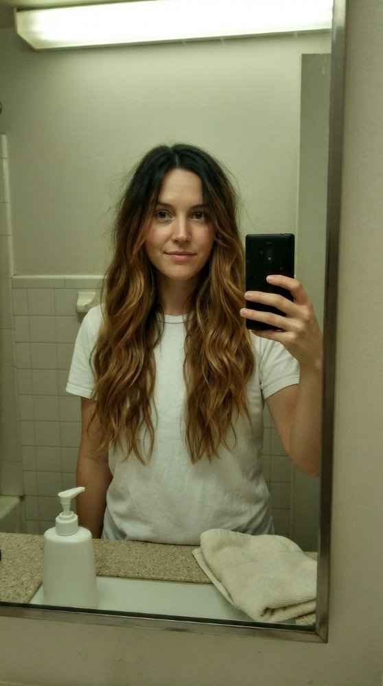 long, wavy, and features a multi